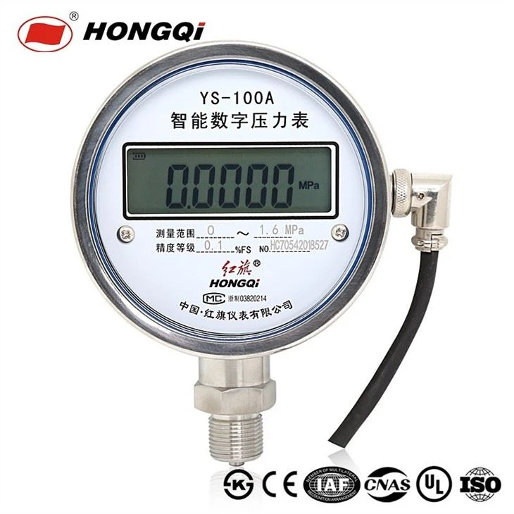 High Precision Digital Fuel Oil Air Hydraulic Pressure Gauge